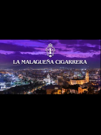 Cartel de La Malagueña Cigarrera